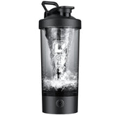Zongym Electric Protein Shaker Bottle, 22Oz Blender for Mixing Protein, Gym Portable Cup, and Cocktails, BPA Free Self Stirring Shaker with Waterproof Design in Sleek Black