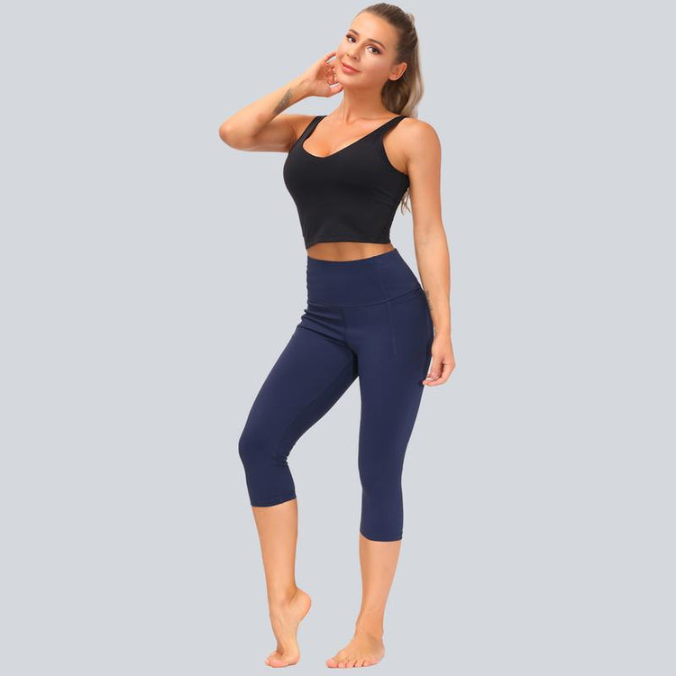 THE GYM PEOPLE Sports Bra for Women Longline Padded Bra Yoga Crop Tank Tops Fitness Workout Running Top Tiktokshopbacktoschool Summer Athletic Wear