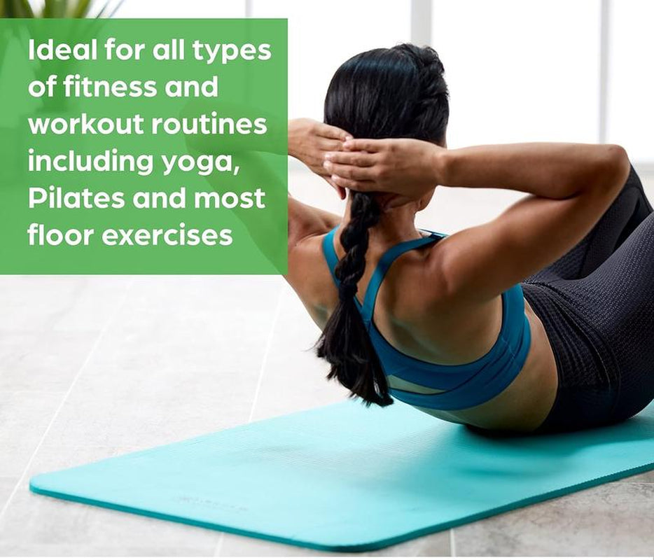 Thick Yoga Mat with Easy-Cinch Yoga Mat Carrier Strap - Fitness & Exercise Mat, 72"L X 24"W X 2/5 Inch Thick - Perfect Gift
