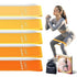 JAKKOFOXX Resistance Loop Exercise Bands - Set of 5 for Home Fitness, Strength Training, Physical Therapy and Stretching