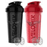 VELOMIX - 2 Pack 28 Oz Protein Shaker Bottles with 2X Wire Whisk & Leak Proof Shaker Cups for Protein Shakes - 100% Leak Proof Design