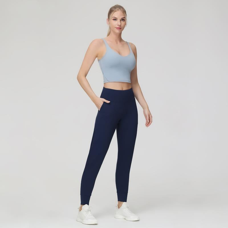 THE GYM PEOPLE Sports Bra for Women Longline Padded Bra Yoga Crop Tank Tops Fitness Workout Running Top Tiktokshopbacktoschool Summer Athletic Wear