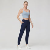 THE GYM PEOPLE Sports Bra for Women Longline Padded Bra Yoga Crop Tank Tops Fitness Workout Running Top Tiktokshopbacktoschool Summer Athletic Wear