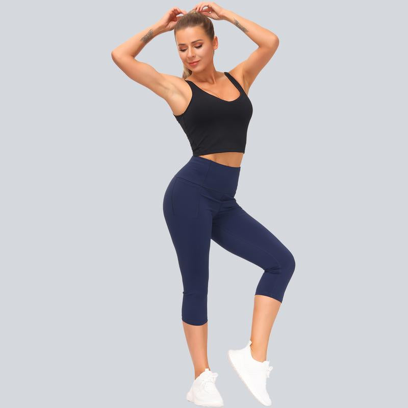 THE GYM PEOPLE Sports Bra for Women Longline Padded Bra Yoga Crop Tank Tops Fitness Workout Running Top Tiktokshopbacktoschool Summer Athletic Wear