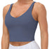 THE GYM PEOPLE Sports Bra for Women Longline Padded Bra Yoga Crop Tank Tops Fitness Workout Running Top Tiktokshopbacktoschool Summer Athletic Wear