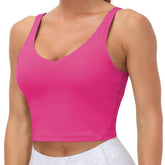 THE GYM PEOPLE Sports Bra for Women Longline Padded Bra Yoga Crop Tank Tops Fitness Workout Running Top Tiktokshopbacktoschool Summer Athletic Wear